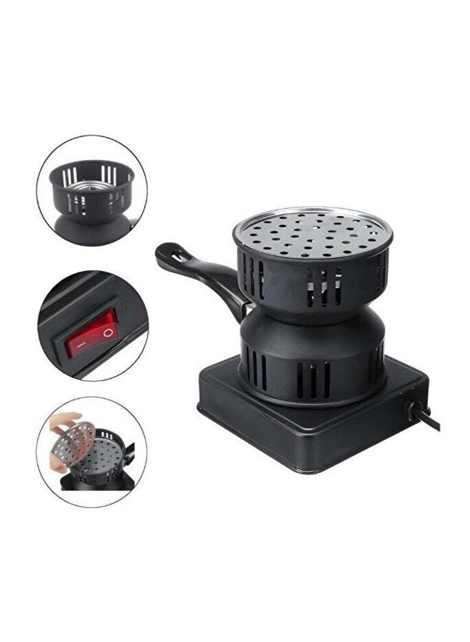 Denix DX2569 - Electric Charcoal Stove, Multifunctional Electric Stove with Single Burner - Suitable for BBQ, Kettle, Lighting Fires and Charcoal, Porcelain Coated with Removable Handle - Image 2